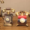 Random Retro Nostalgic Old Fashioned Telephone Ornaments Creative Phone Model Movie Shooting Bar Desktop Decorations
