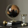 Light Luxury Transparent Globe Nordic Living Room TV Cabinet Study Metal Globe Suspended Ornaments Globe