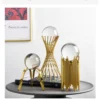 Light Luxury Crystal Ball Ornaments Living Room Tv Cabinet Wine Office Study Bookcase Desktop Model Decoration