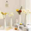 Random  Ceramic Vase White Nordic Flower Vessels Hydroponic Vase Supply