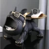 Creative Bulldog Dog Entrance Key Ornaments Shoe Cabinet Storage Box Household Decorations Housewarming Gifts
