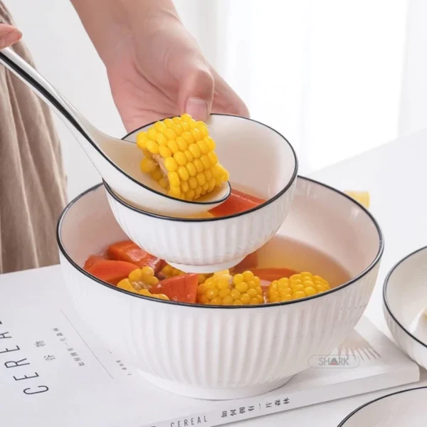 Nordic Premium Ceramic Dinnerware Dinner Set Ceramic Plates Bowl Set