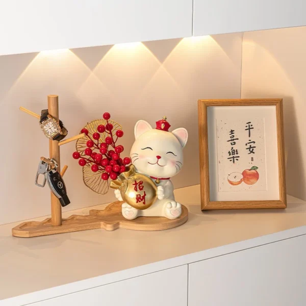 Lucky Cat Ornaments Housewarming Joy  Home Decoration Moving In House Good Fortune Ceremony Supplies House Gifts