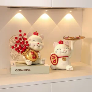 Lucky Cat Ornaments Housewarming Joy  Home Decoration Moving In House Good Fortune Ceremony Supplies House Gifts
