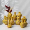 Random Porcelain Art Chinese Enamel Colorful Ceramic Vase Small Flower Vessel Office Crafts Creative Simple Home Furnishing