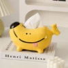 No Anxiety Tissue Box Living Room Coffee Table Household Decoration Creative Paper Box Ceramic Paper Box Light Luxury High Appearance