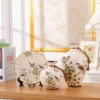 Ceramic Vase Three Sets Pendulum Home Living Room TV Cabinet Creative Decorations Entrance Vase