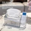 Plastic Tissue Box Living Room High End Light Luxury Paper Box Coffee Table Multifunctional Remote Control Storage Box Paper Box Household