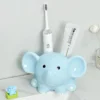 Blue Elephant Toothbrush Rack Countertop Ceramics Toothbrush Holders Lovely Toothpaste Stand