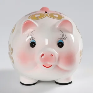 Manufacturer Wholesale Ceramic Creative Piggy Bank Children Gifts Can Pick Up Anytime Influencer Tik Tok