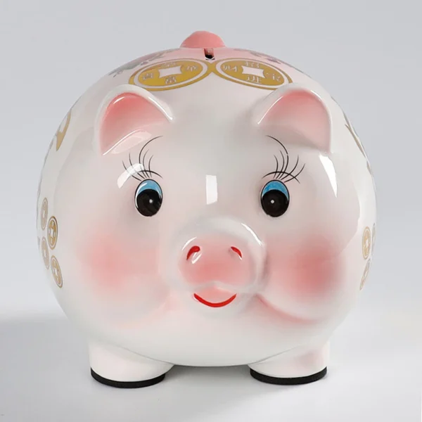 Manufacturer Wholesale Ceramic Creative Piggy Bank Children Gifts Can Pick Up Anytime Influencer Tik Tok