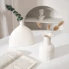 Random Nordic Series Ceramic Vase Solid Color Flower Vessel Creative Irregular Flower Holder Home Decor