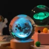 Colorful Creative Starry Sky Luminous Crystal Ball Ornaments Solar System Galaxy Series